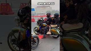Super meteor 650 family riding baby smile #trending #superbike #supermeteor650 #riding #shorts