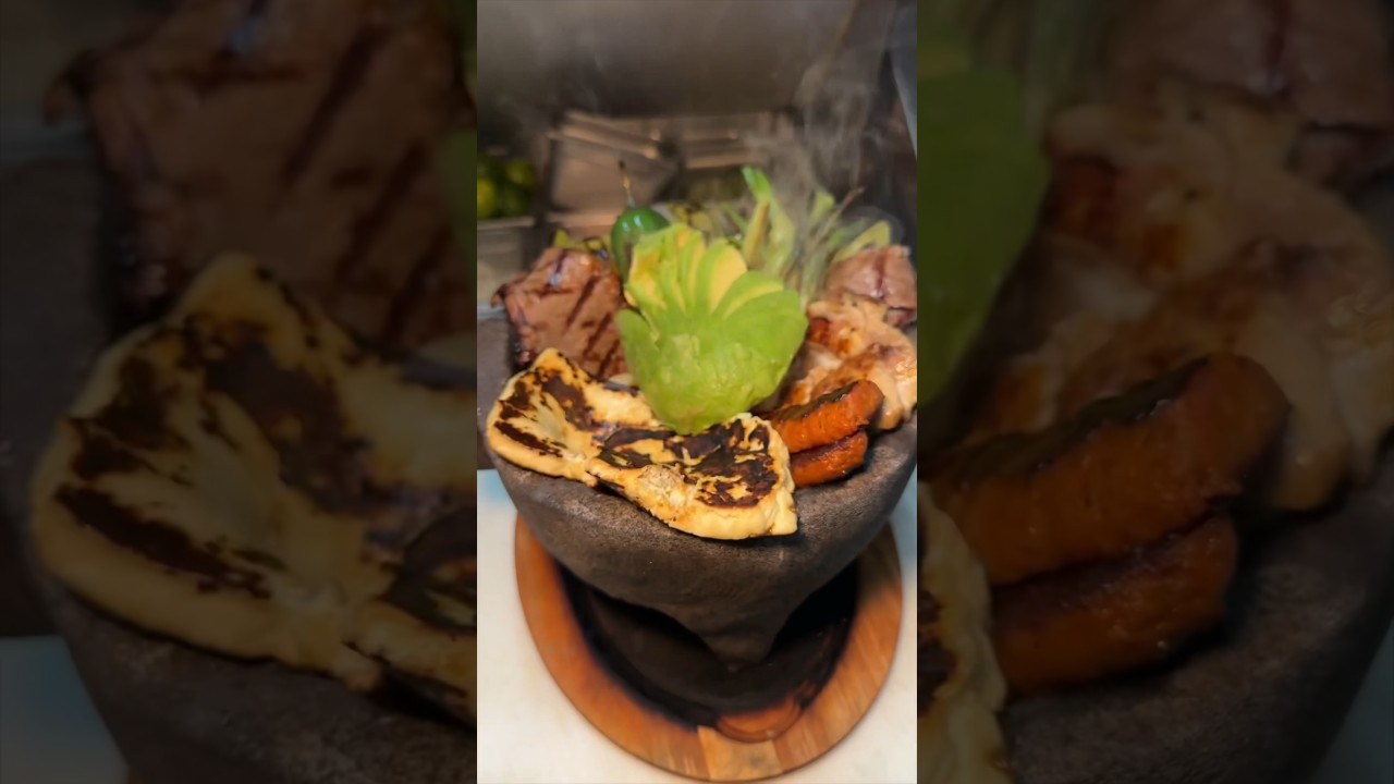 The MOLCAJETE from Hungry Burrito in Greenpoint, Brooklyn NYC is a MUST! 🔥🤤 SO GOOD! #DEVOURPOWER