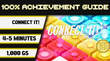 Connect It! 100% Achievement Walkthrough * 1000GS in 4-5 Minutes *