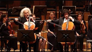 Antonio Vivaldi: Concerto for 2 cellos in G minor RV 531, 2nd mvt - Mischa Maisky & Liav Kerbel