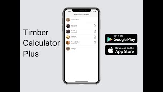 Timber Calculator Plus | Wood - Door - Plywood | IOS and Android Application screenshot 1