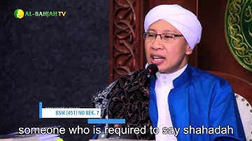 Hukum Bersyahadat Bagi Yang Terlahir Islam | Shahadah for Someone Who Was Born Muslim - Buya Yahya