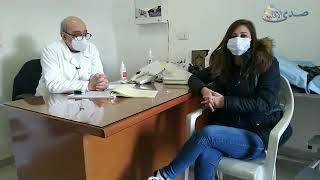 لقاء الاعلامية خديجة الحجار مع الدكتور كمال مراد في مستشفى المركزي في مزبود
