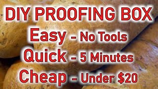 Homemade Dough Proofing Box with Temperature and Humidity | Easy, Fast Cheap, Durable and Safe! screenshot 5