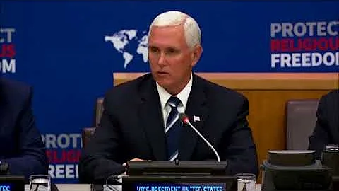 Secretary of State Pompeo Delivers Remarks at President Trump's Event on Religious Freedom