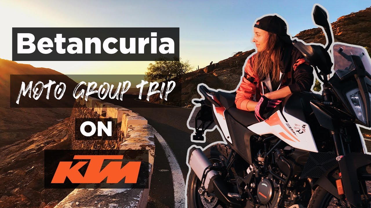 Fuerteventura Betancuria moto ride trip on KTM 390 Adventure