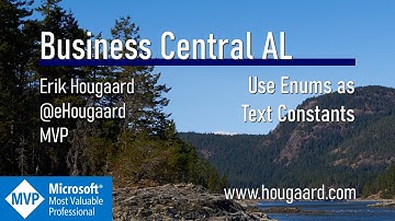 Use Enums as Text Constants in AL and Business Central