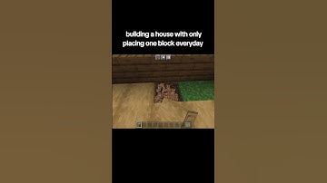 building a house with only placing one block everyday (day 114) #oneblockaday