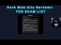 Dark web site review tor scam list