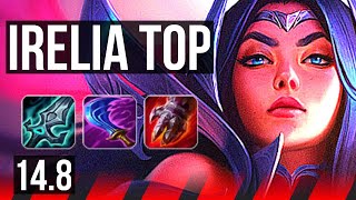 IRELIA vs JAX (TOP) | Quadra, 21/2/4, Legendary, 6 solo kills, 41k DMG | EUW Master | 14.8