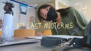 college midterms study vlog / my last one ever! ☕️📕💫 ucla math & cs