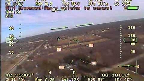 Apprentice Crash Due To Eagle Tree Vector RTH Failing