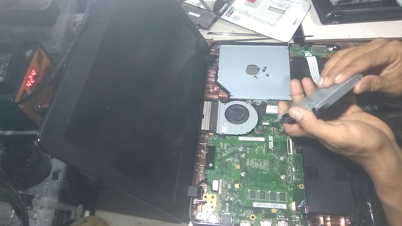 Cara mudah Ganti SSD di laptop Asus A442U 