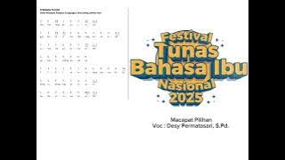 FTBI 2025 Pilihan Sekar Macapat Pangkur Suragreget laras Pelog pathet nem