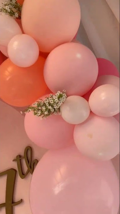 Nadia's Sweet Seventeen Balloon Decoration | dekorasi balon sweet seventeen