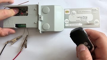 Compatible remote control programming BFT Rolling Code