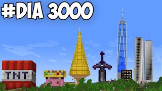 ¡Sobreviví 3000 Días en Minecraft Survival!