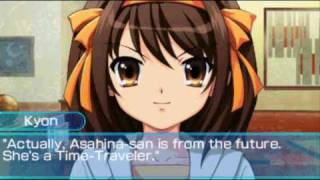 Suzumiya Haruhi no Yakusoku PSP in English