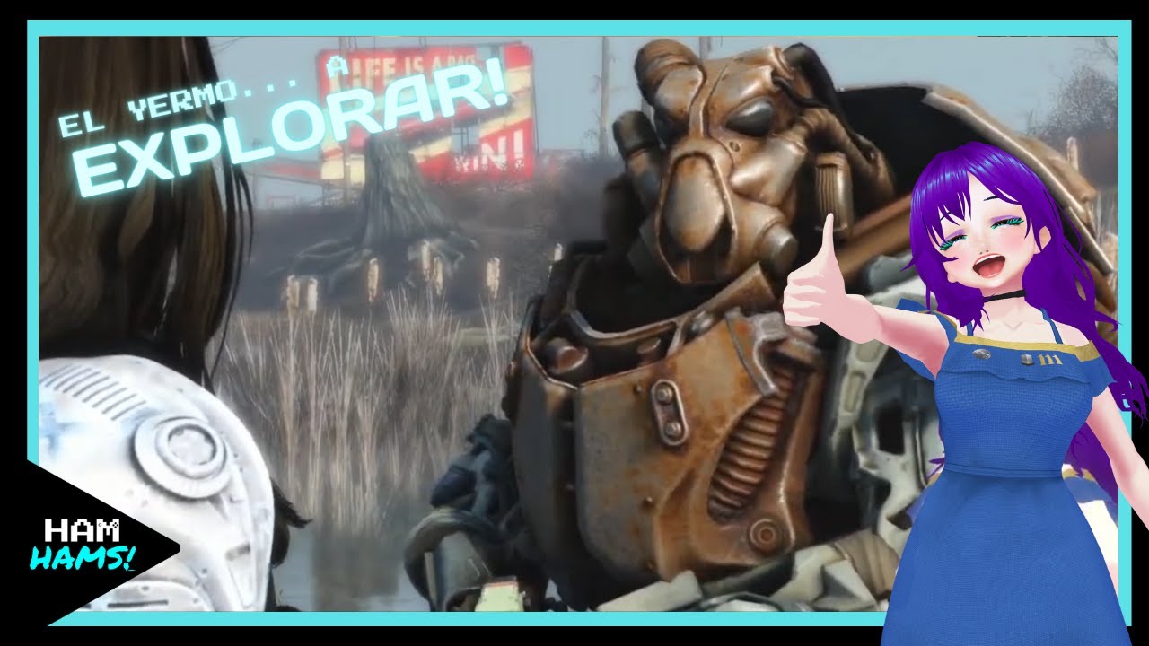 💯😎 19 Resubimos Fallout 4 #VTuber Lunina y Ham Hams! en Directo!💯 - YouTube