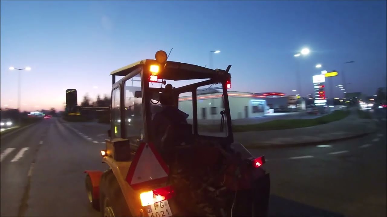 Wieziemy kukurydze na suszarnie. Ostra jazda C360 i ogień na tłoki