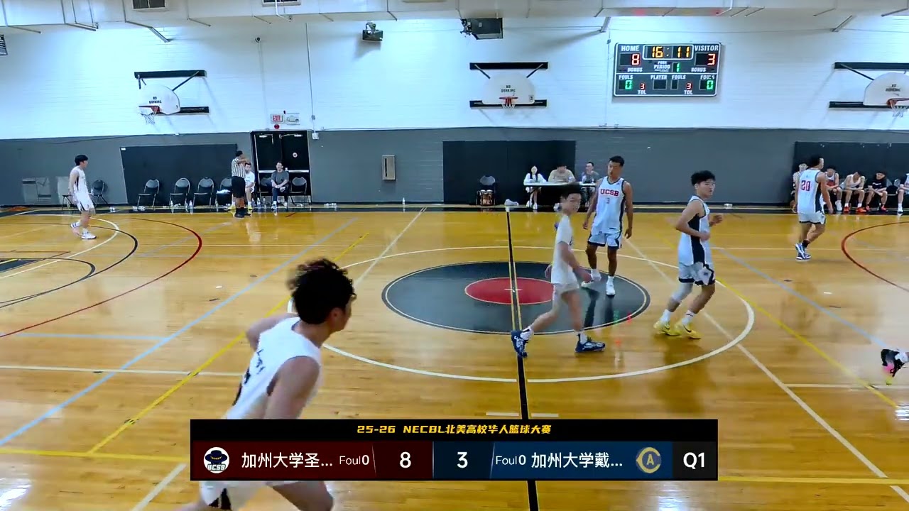 25-26 NECBL 大区赛 NNIT WEST 小组赛 加州大学圣塔芭芭拉分校 VS 加州大学戴维斯分校