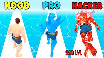 DNA Evolution 3D - NOOB vs PRO vs HACKER All Level Gameplay Android, iOS