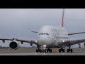 18 Close Up Takeoffs: A380, 777, 787, A330, 757, A321, A320, 737, A319 Manchester Airport