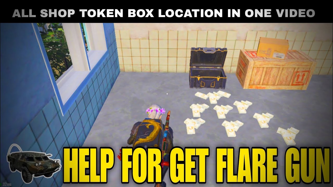 BGMI ALL SHOP TOKEN BOX LOCATION IN ONE VIDEO||HOW TO GET SHOP TOKEN ...