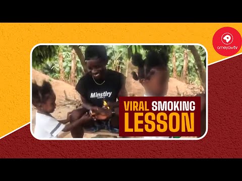 A young girl being coached to do something inappropriate ?? Ghana police needs to step in.
