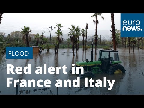 Two missing and hundreds of homes flooded as storms hit southeast France