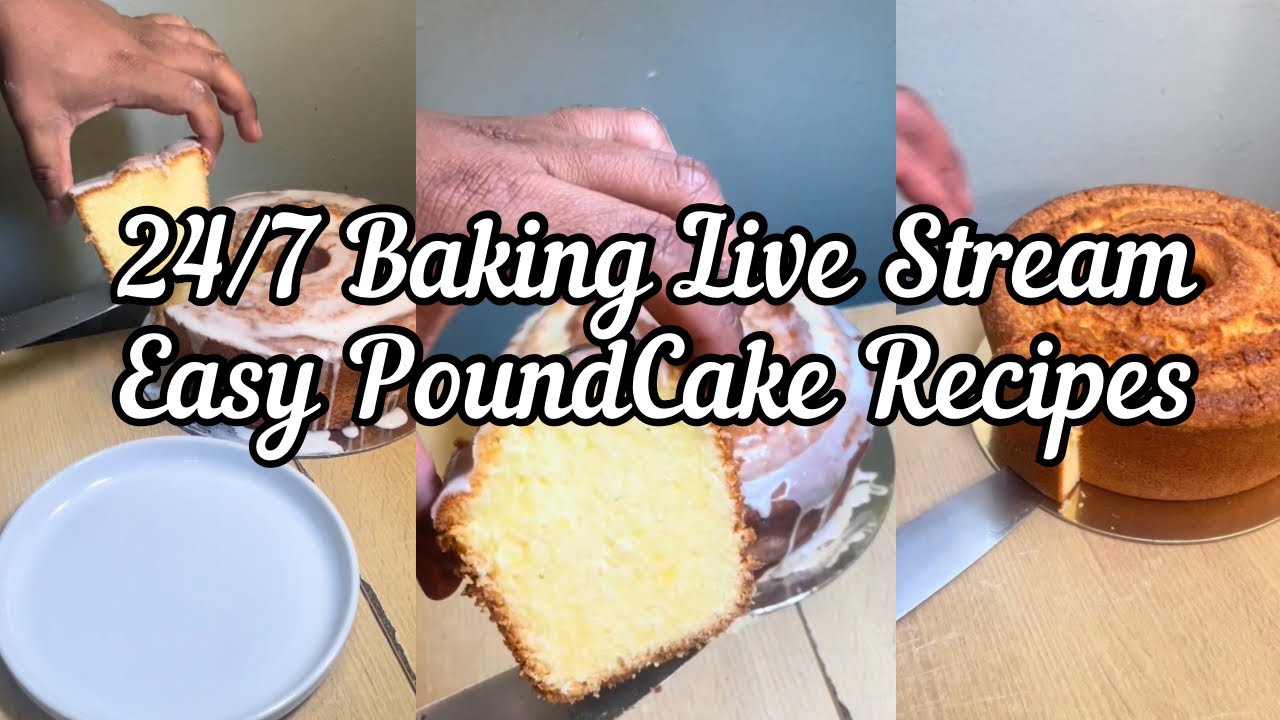 24/7 Southern Pound Cake Bakery 🍰 | Relaxing Live Baking | Comfort Food Vibes