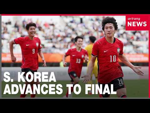 S. Korea reaches men's Asian Games football final