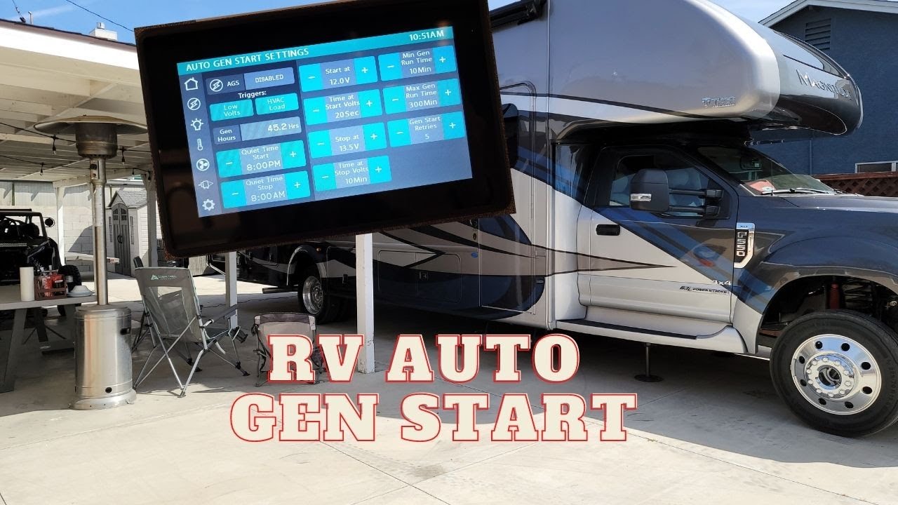RV Auto Generator Start #thormagnitude - YouTube