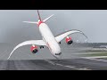 Boeing 787 Flapping On Runway Almost Break The Wings | X-Plane 11