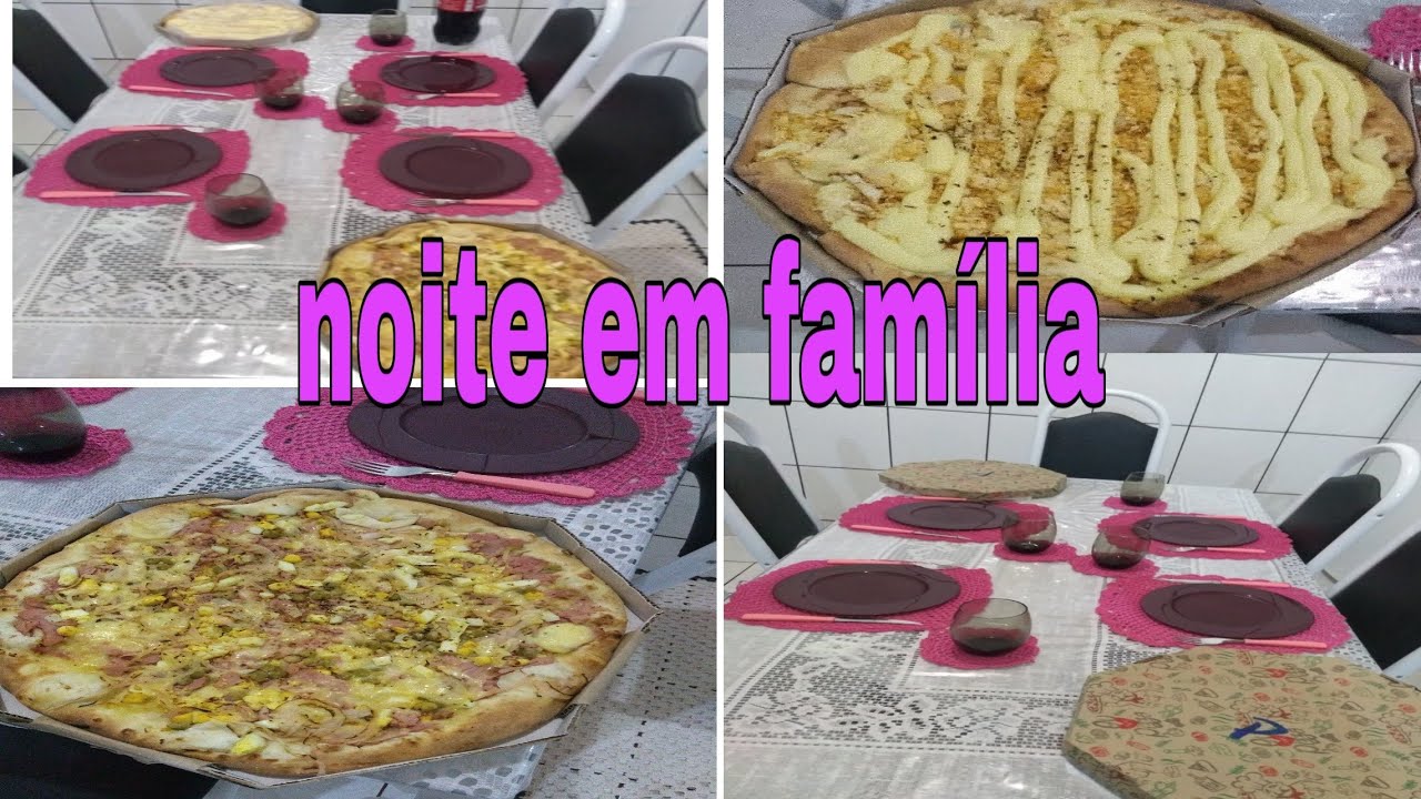 Noite da pizza 😋 - YouTube