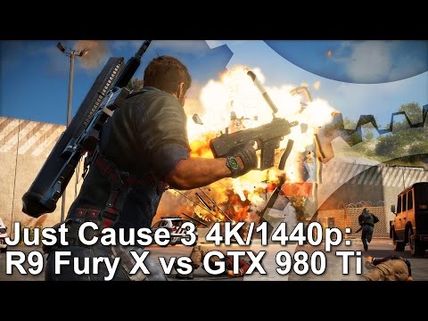 Just Cause 3 PC 4K/1440p GTX 980 Ti vs R9 Fury X Frame-Rate Test