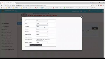 DigitalMIS Education ERP Software - Study Material Upload - User Manual