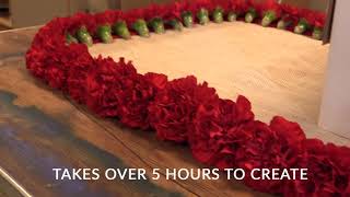 Making of a Flower Blanket for Race Winners of Sexton Mile