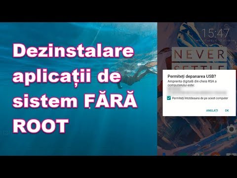 Cum se dezinstalează aplicațiile de sistem pe Android fără root