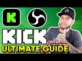 How To Stream On Kick With OBS ⚙️ Best Settings For Streaming On Kick in HD