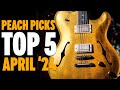 The top 5 guitars of april 2024