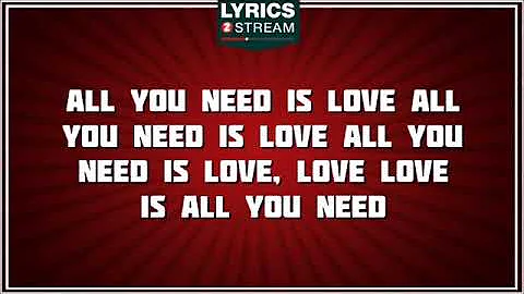 All You Need Is Love The Beatles tribute Lyrics 360p