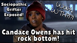 Crackhead Candace Owens Biggums Hits Rock Bottom