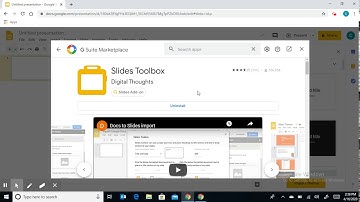 Google Slides Toolbox Add on