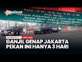 CATAT! Libur Natal 2025, Ganjil Genap Jakarta Pekan Ini Hanya 3 Hari