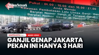 CATAT! Libur Natal 2025, Ganjil Genap Jakarta Pekan Ini Hanya 3 Hari