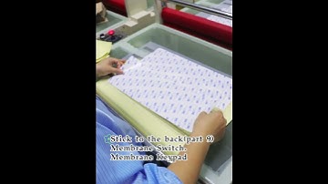 Stick to the back（part 9） #MembraneSwitch #Membrane Keypad #keypad