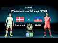 FIFA 23 | Denmark vs Haiti | FIFA women's world cup 2023 [ AU-NZ ] | Ultra HD 60fps