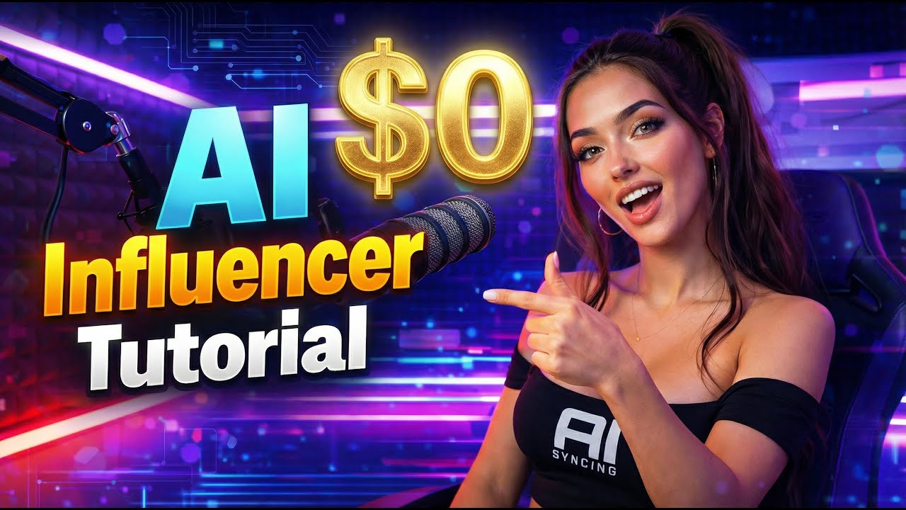 How to Create Your First AI Influencer for FREE (No Budget Tutorial ...