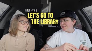 come to the library with us | Library Vlog